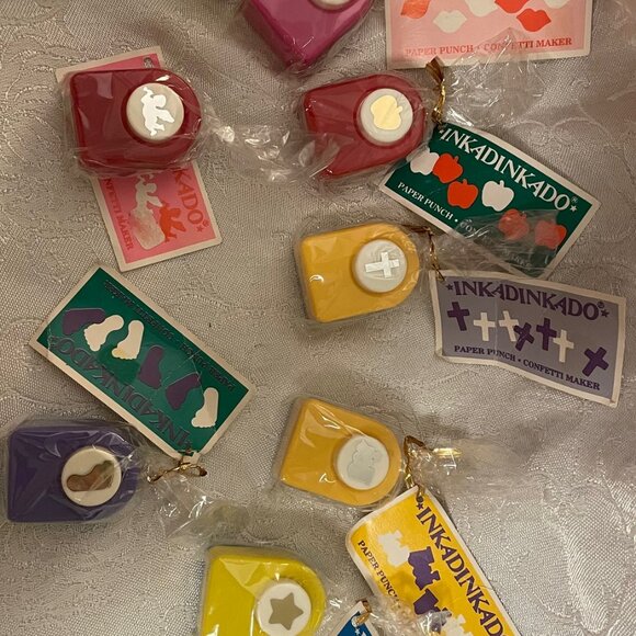 1996 Angel Inkadinkadoo Paper Punch Confetti Maker.  Heavy duty metal punch. NWT - Picture 5 of 15